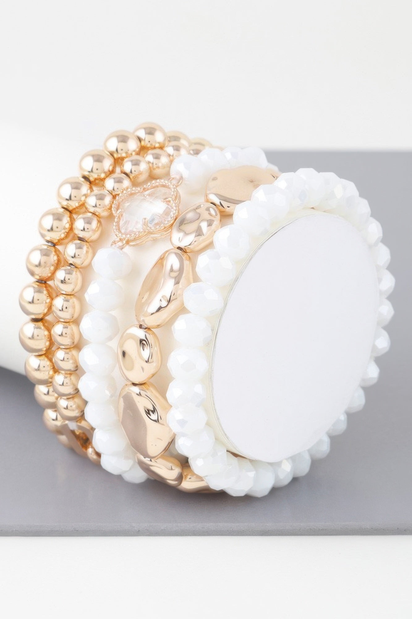 Multi Frosty Bead Bracelet