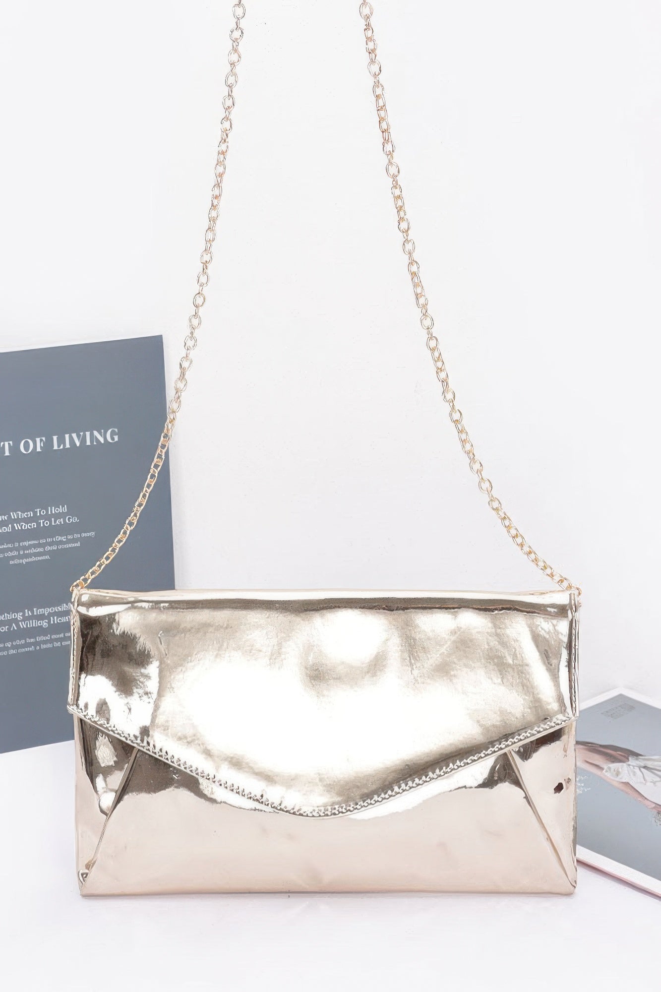 Mirror Envelope Clutch