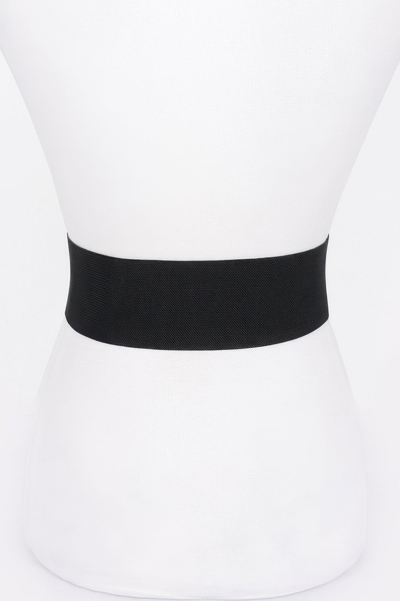 Faux Leather Metal Buckle Stretch Plus Size Belt