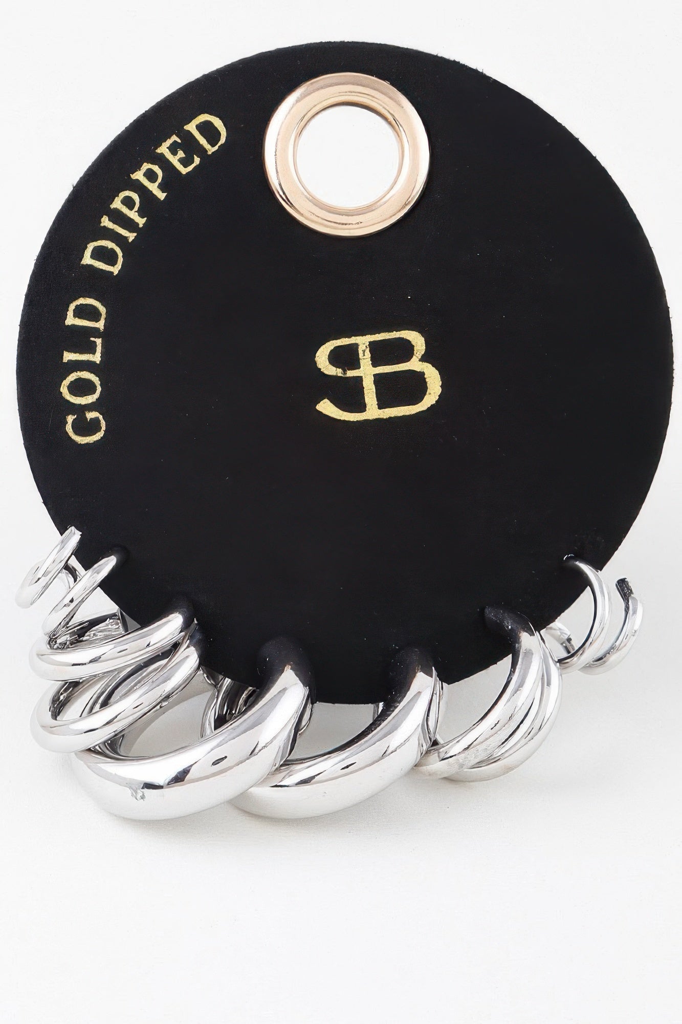 Multi Shiny Hoop Earrings