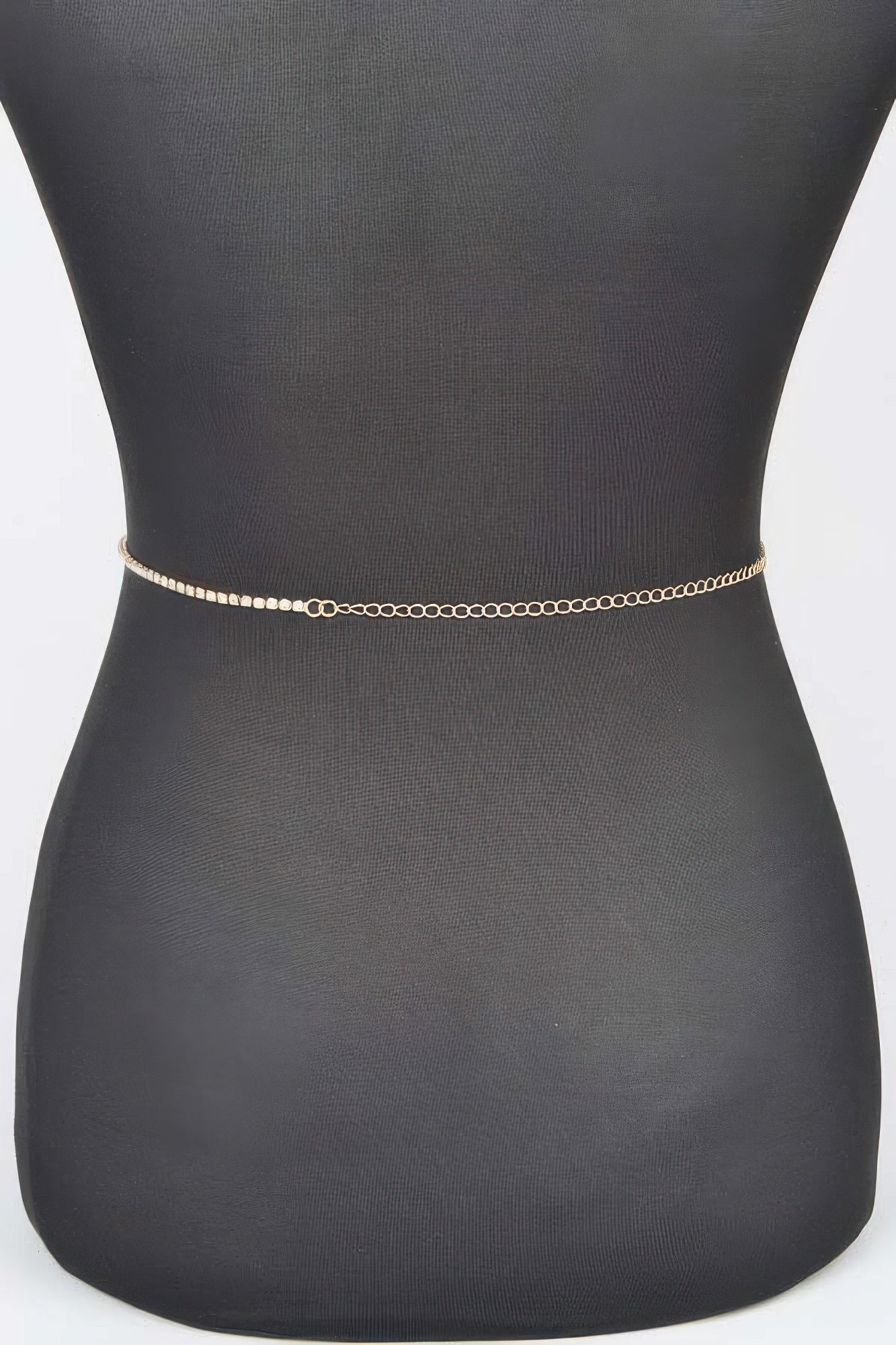 Rhinestone Plus Size Chain Belt