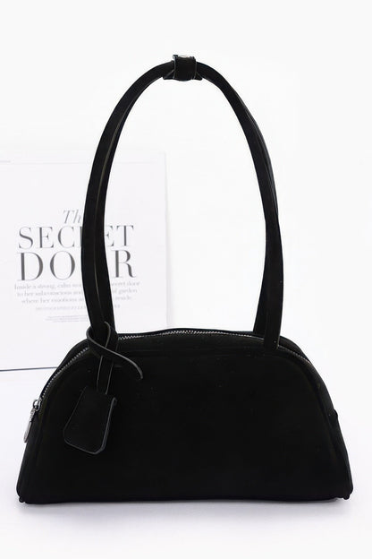 Faux Suede Sport Bag