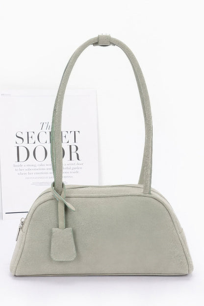 Faux Suede Sport Bag