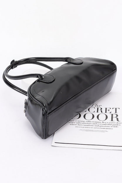 Faux Leather Sport Bag