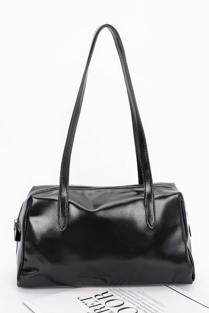Faux Leather Sport Bag