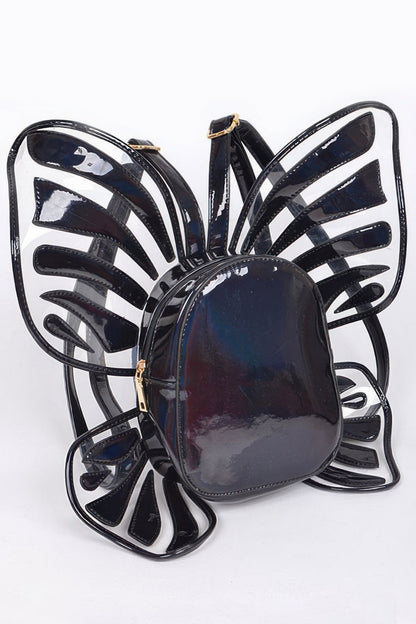 Shiny Butterfly Inspired Unique Backpack