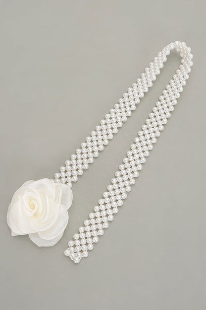 Flower Stretch Pearl Belt