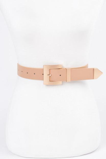 Classic Big Buckle Belt