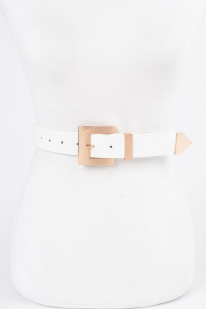 Classic Big Buckle Belt