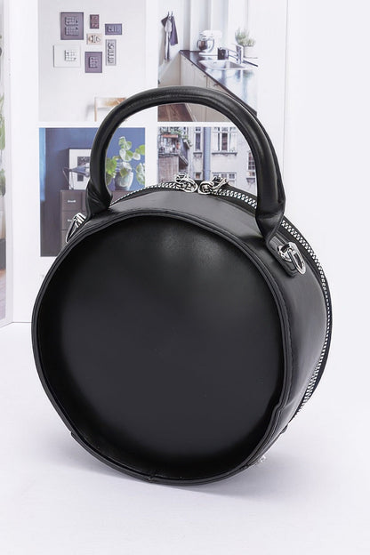 Faux Leather Clock Novelty Bag