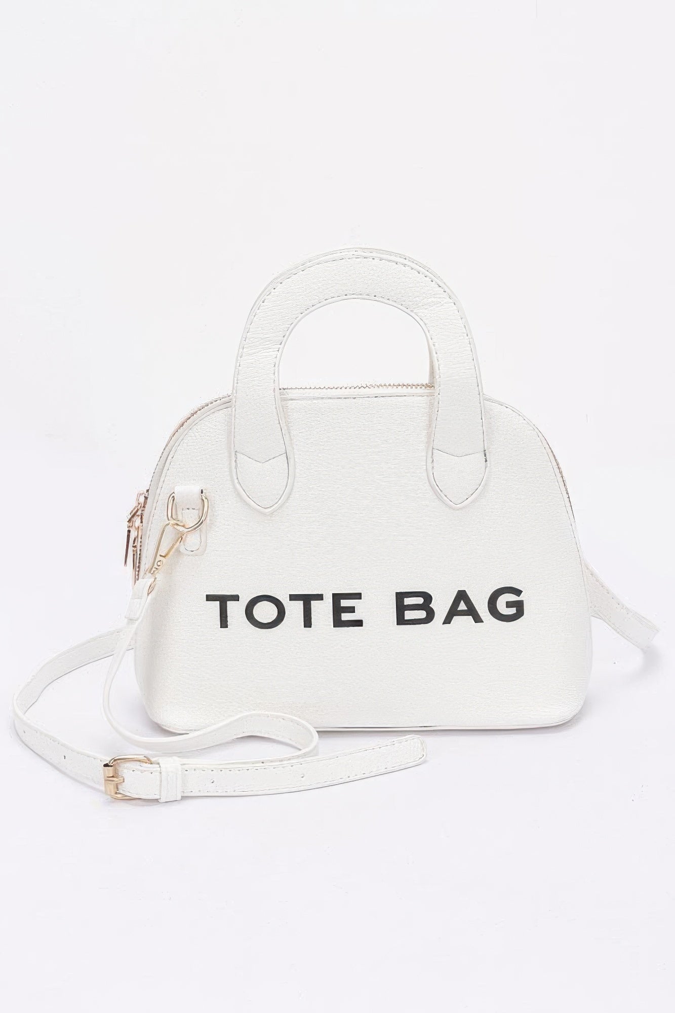 Faux Leather Tote Bag