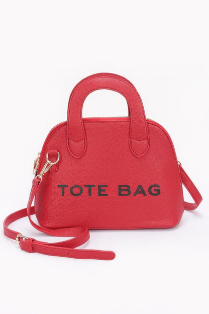 Faux Leather Tote Bag