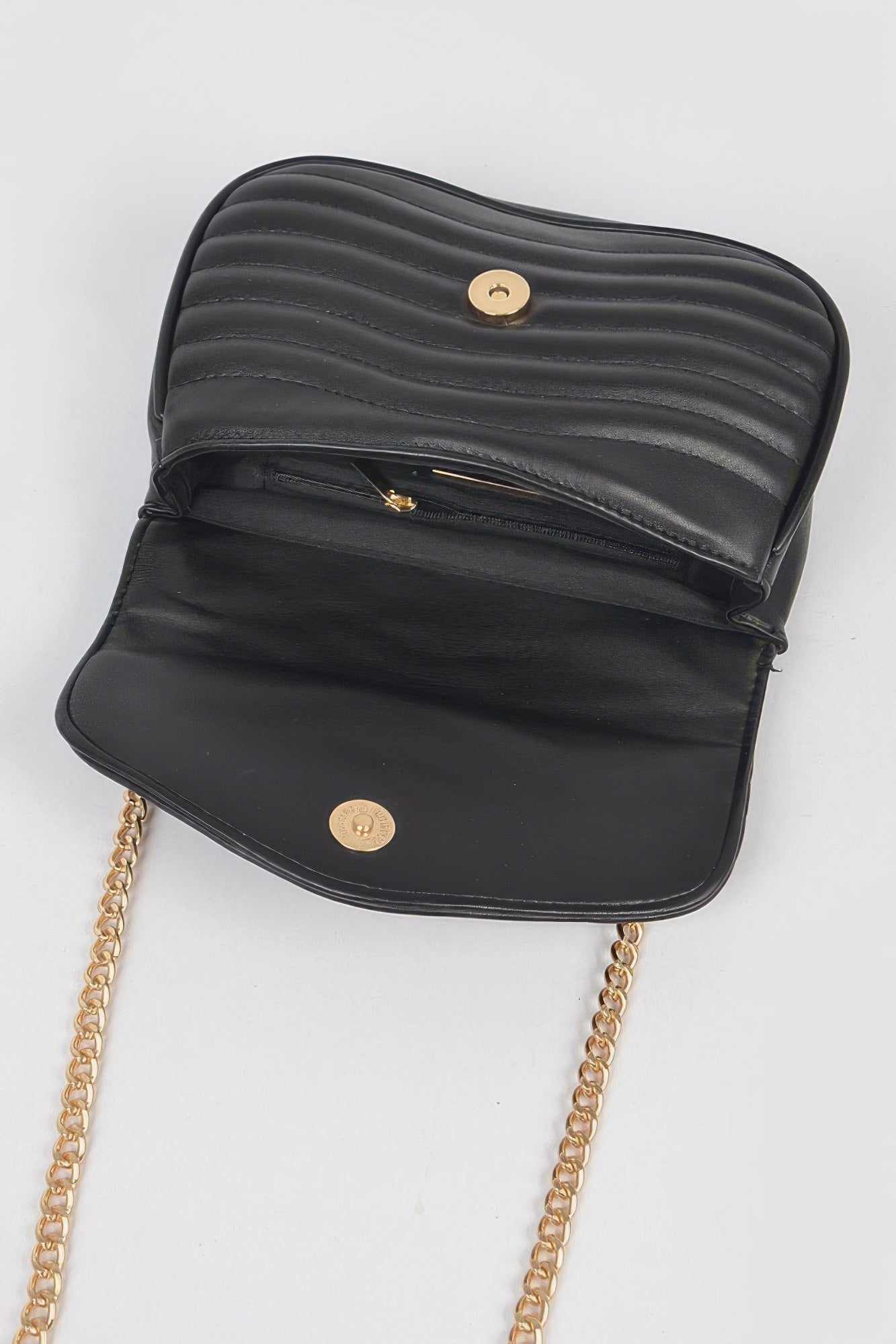 Quilted Faux Leather Crossbody Bag