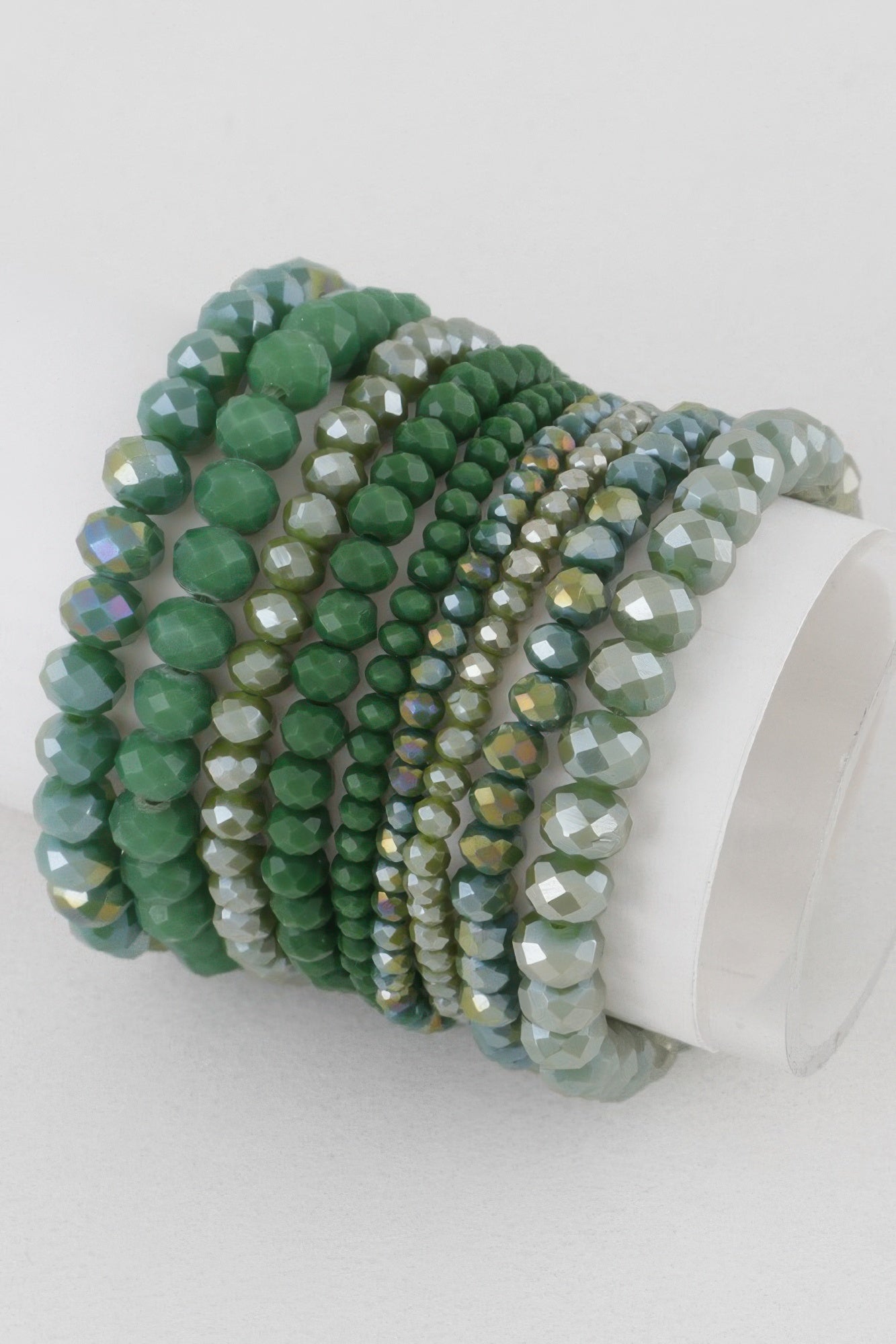 Multi Blaze Crystal Beaded Bracelet