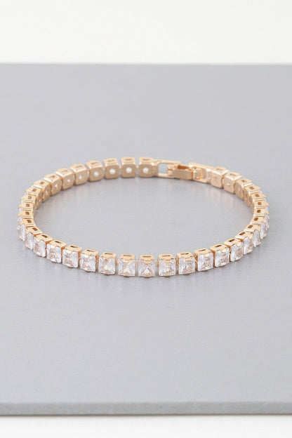 Minimal Cubic Zirconia Bracelet