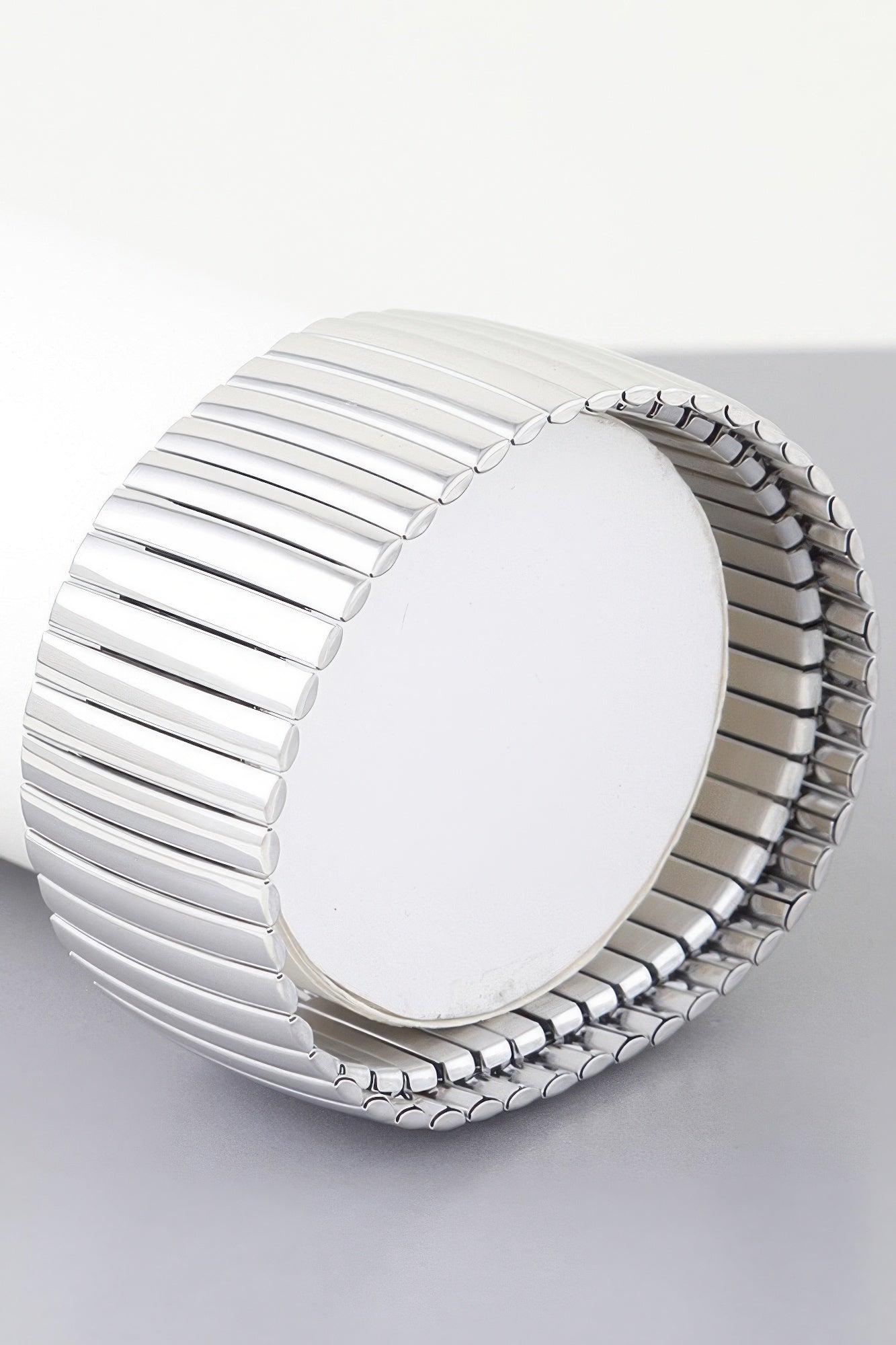 Wide Box Chain Cuff Bracelet