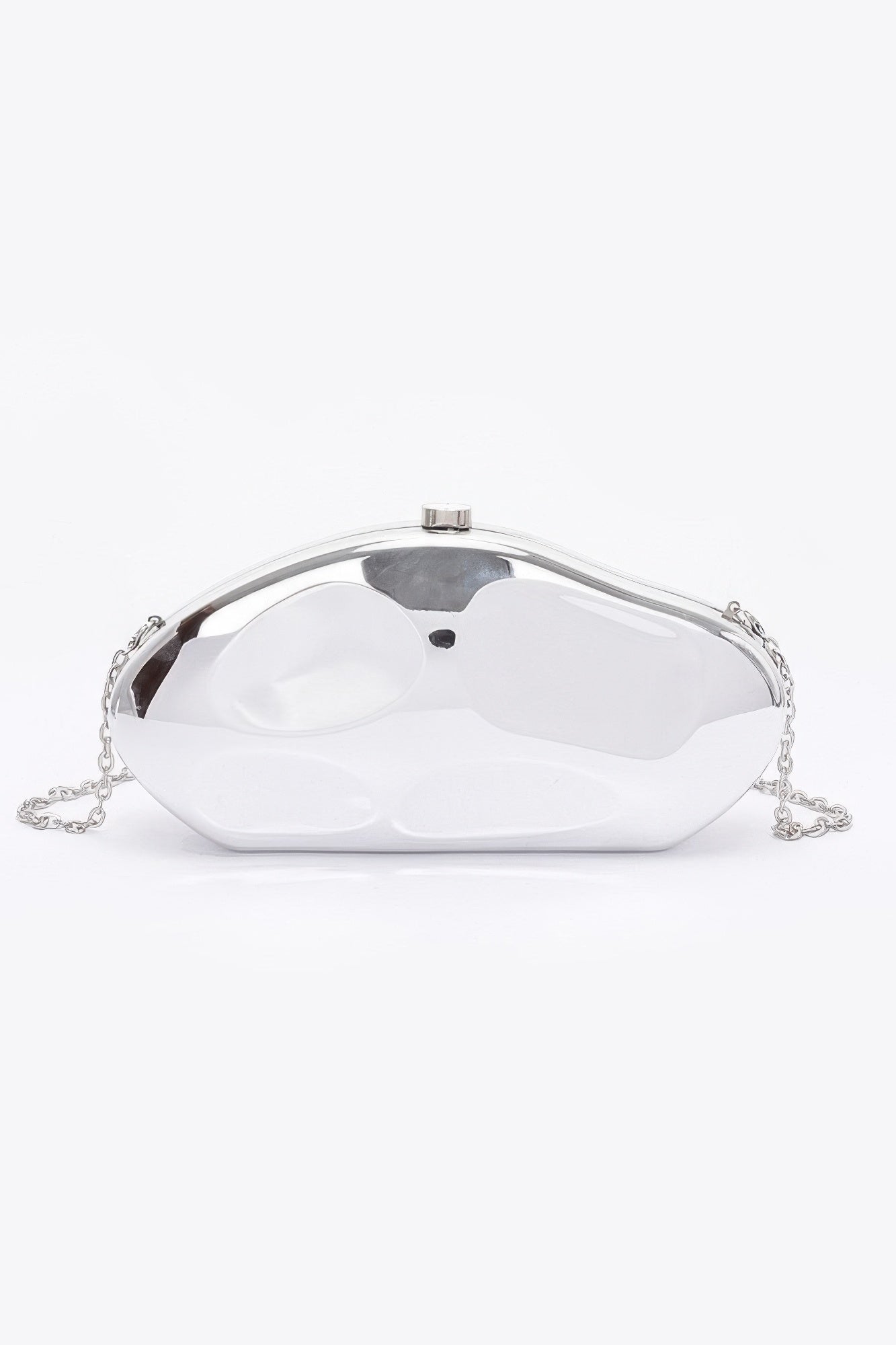 Metallic Plastic Party Clutch