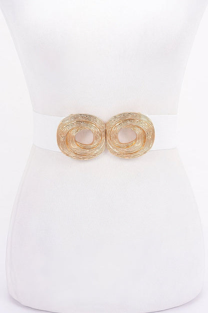 Metal Buckle Elastic Belt