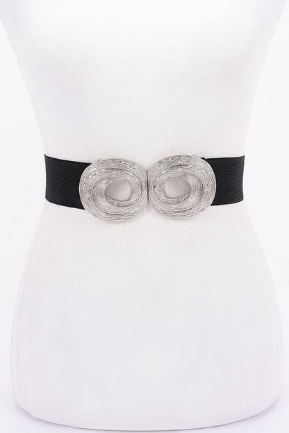 Metal Buckle Elastic Belt