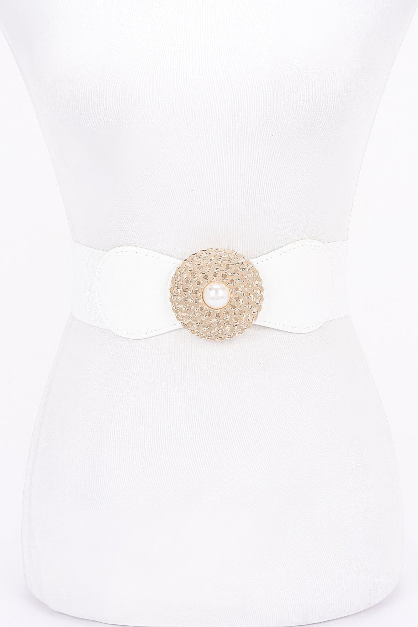 Metal Buckle Elastic Belt