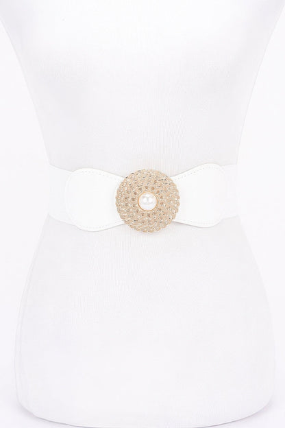 Metal Buckle Elastic Belt