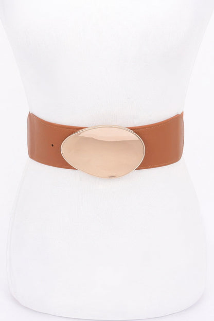 Metal Buckle Elastic Belt