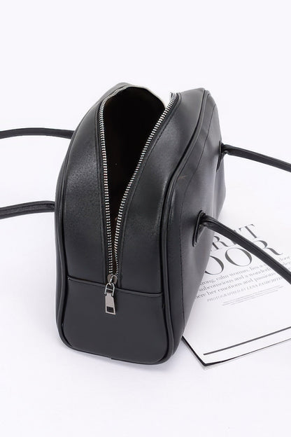 Faux Leather Sport Bag