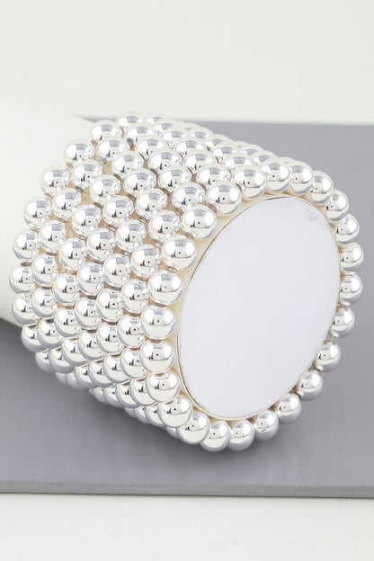Multi Beaded Cuff Bracelet