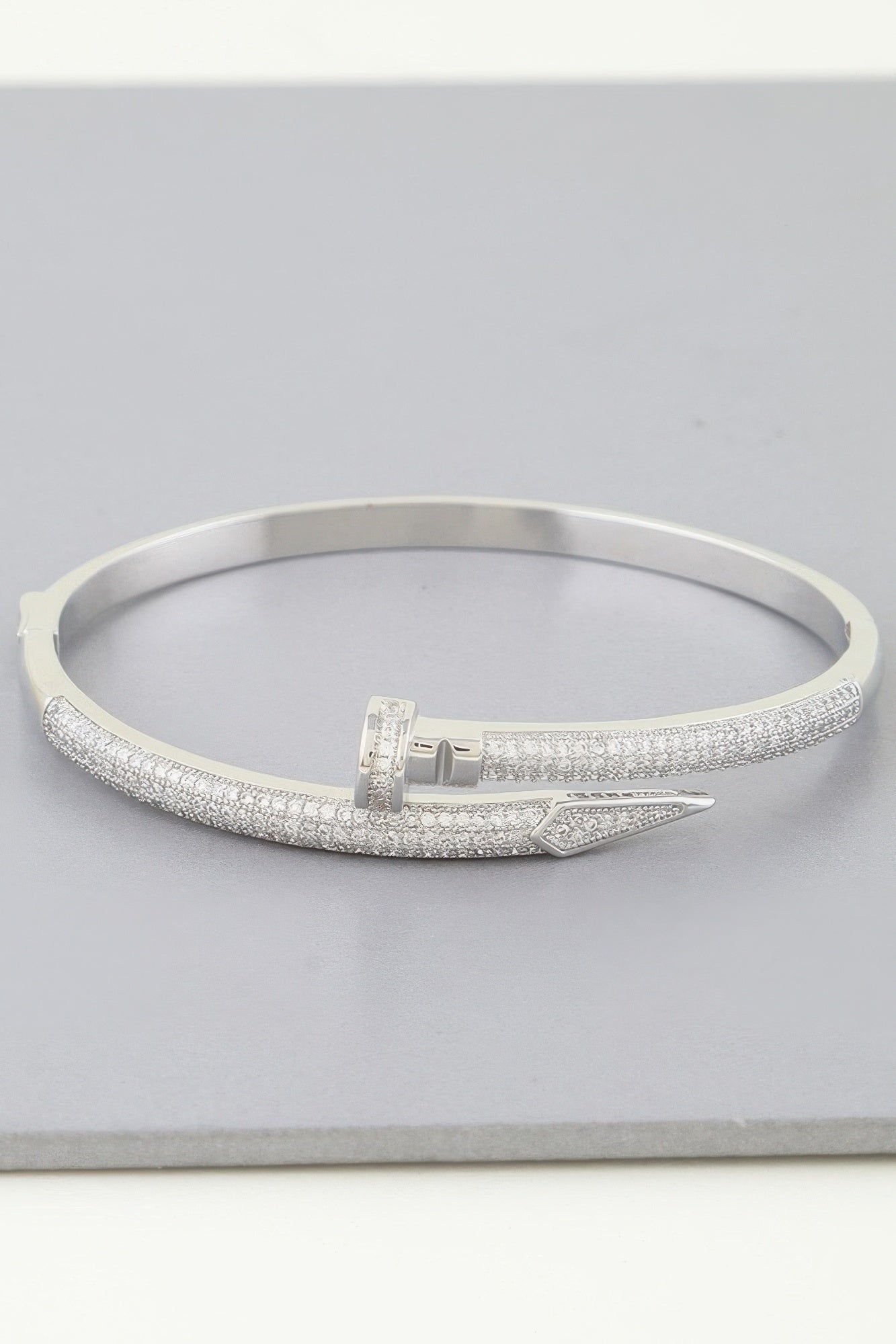 Bejeweled Sharp Nail Wrap Bracelet