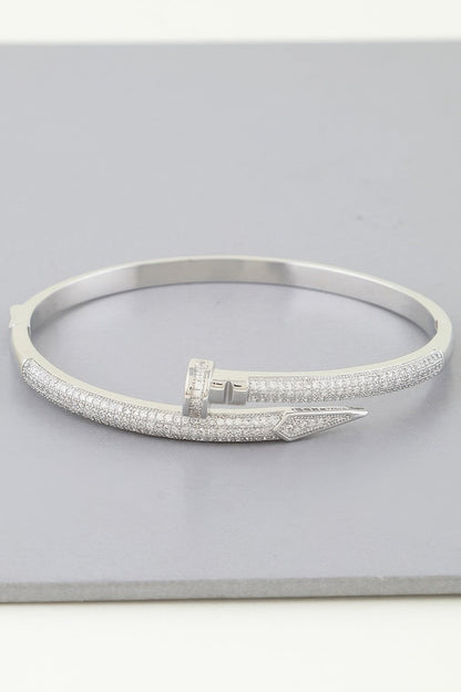 Bejeweled Sharp Nail Wrap Bracelet