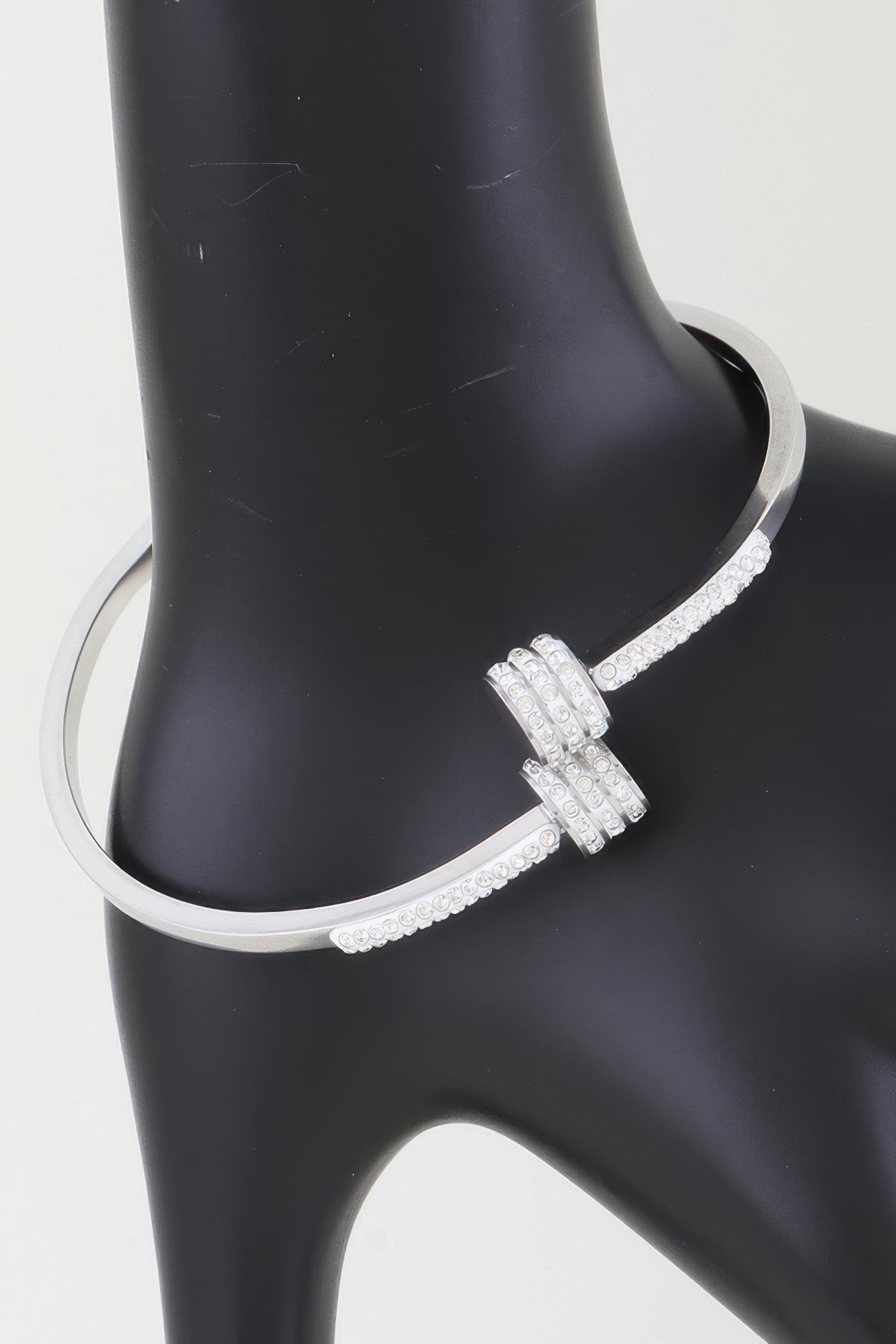 Twin Bejeweled Nail Wrap Bracelet