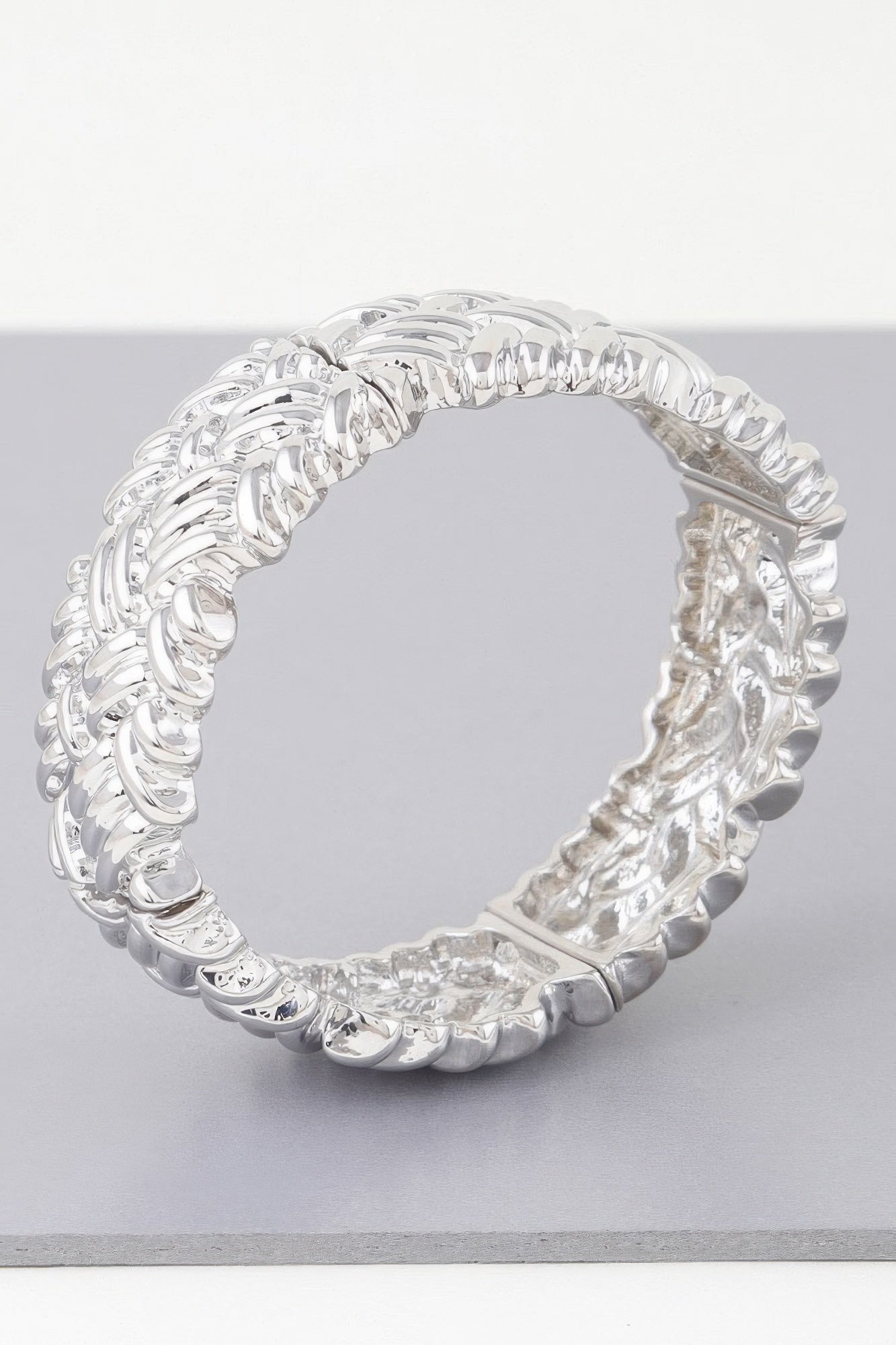 Cross Hatch Cuff Bracelet